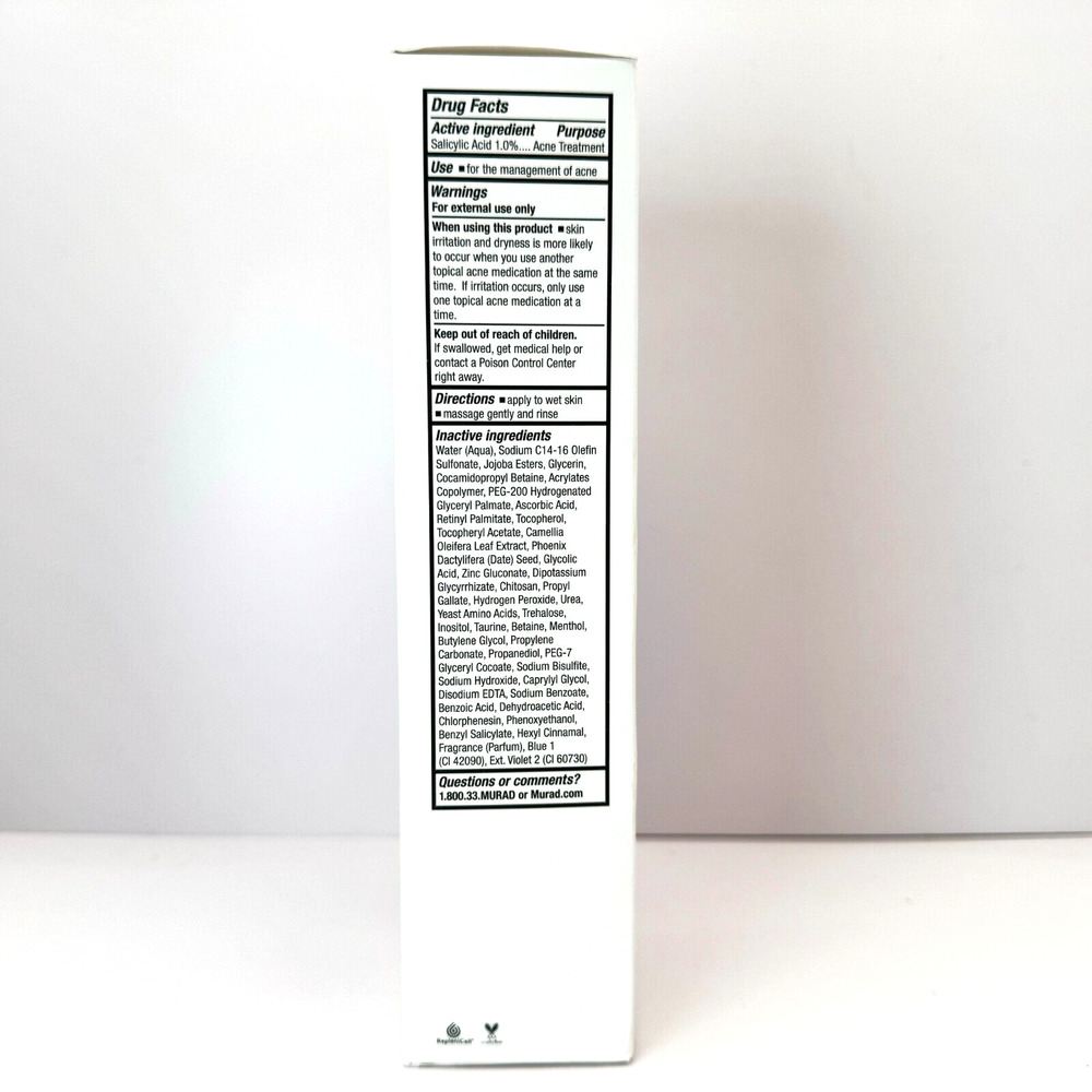 Murad Acne Control Body Wash 8.5oz - Brand New & Sealed -Fast Shipping-Exp 10/25 - Picture 6 of 7